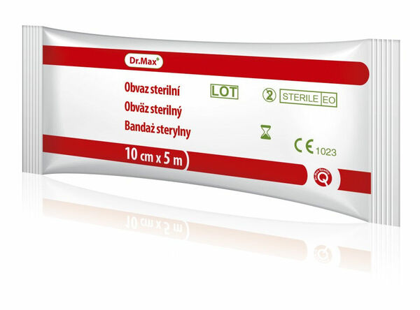 Dr.Max Obvaz hydrofilní sterilní 10 cm x 5 m 1 ks porovnat ceny