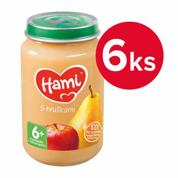 Hami Hrušky 6m+ 6x200 g porovnat ceny
