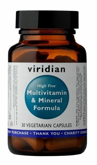 Viridian High Five Multivitamin & Mineral Formula 30 kapslí porovnat ceny