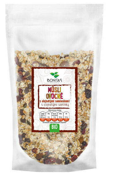 BONITAS BIO Musli s ovocím a semínkami 300g porovnat ceny