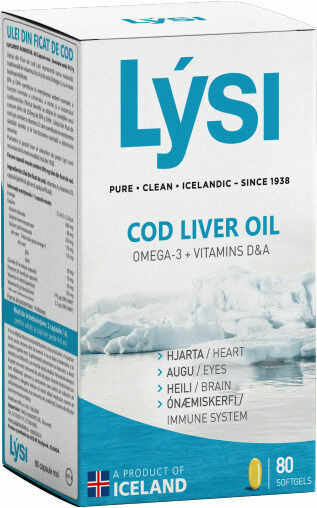 Lysi Tresčí olej 500mg 80 kapslí porovnat ceny