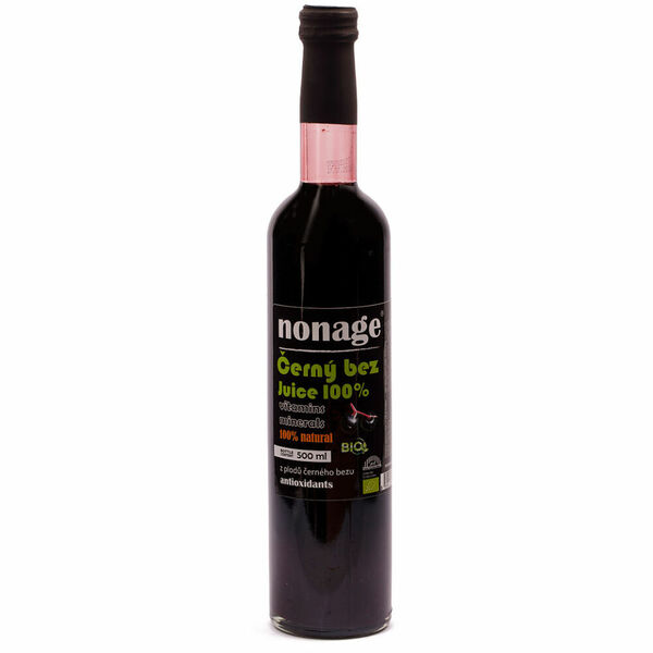 NONAGE Černý bez 100% Juice BIO Premium 500 ml porovnat ceny