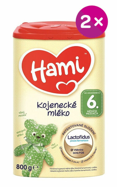 Hami kojenecké mléko od uk. 6. měsíce 800g porovnat ceny