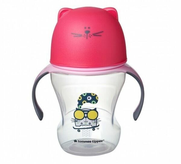 Tommee Tippee Hrnek s pítkem Soft Pink 6m+ 230ml porovnat ceny