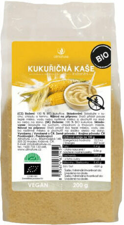 Allnature Kukuřičná kaše instantní BIO 200g porovnat ceny