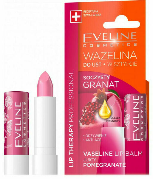 Eveline Cosmetics  Eveline Lip Therapy - balzám na rty - Granátové jablko 3,8g porovnat ceny