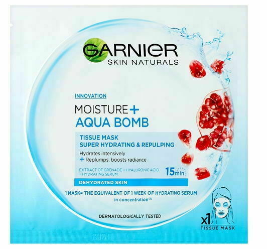 Garnier čistící hydratační textilní maska granátové jablko 32g porovnat ceny