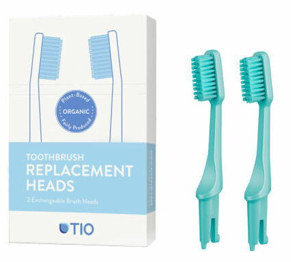TIO – Beck&Ghosal  TIO Náhradní hlavice k zubnímu kartáčku Ultra soft tyrkysově zelená 2ks porovnat ceny