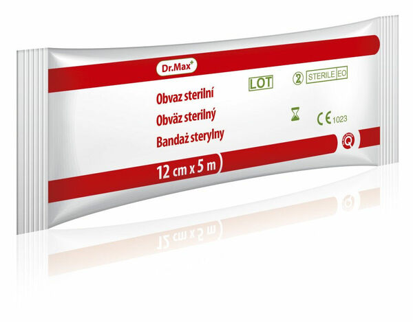 Dr.Max Obvaz hydrofilní sterilní 12 cm x 5 m 1 ks porovnat ceny