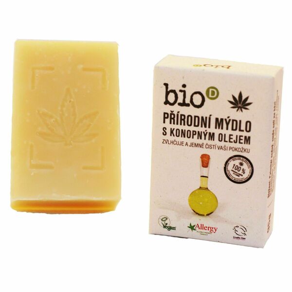 Bio d Mýdlo s konopným olejem 95 g porovnat ceny