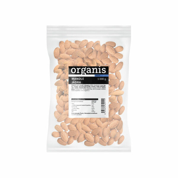 ORGANIS Mandle jádra 1000 g porovnat ceny