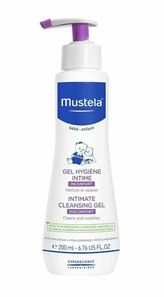 Mustela Čisticí gel na intimní hygienu dětí 200 ml porovnat ceny