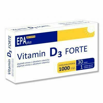 Vitamin D3 FORTE 1000 I.U. EPA plus tbl.30 porovnat ceny