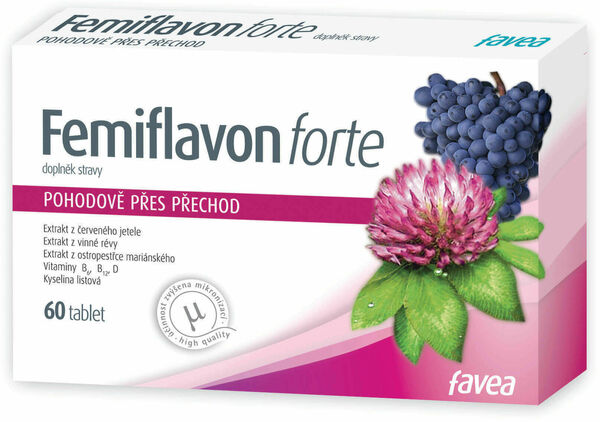 Favea  Femiflavon forte 60 tablet porovnat ceny