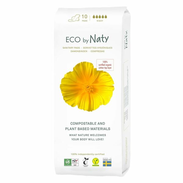 Eco by Naty Dámské ECO vložky noční 10ks porovnat ceny