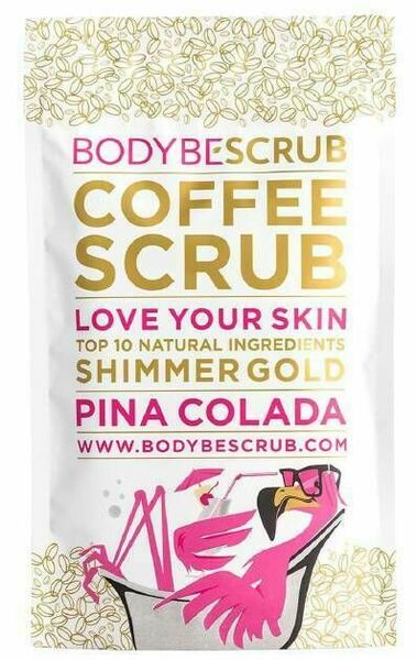 Bodybe Přírodní kávový peeling s třpytivým efektem Piña Colada 100g porovnat ceny
