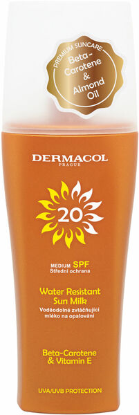 Dermacol SUN Mléko na opalování SPF 20 rozprašovač 200ml porovnat ceny