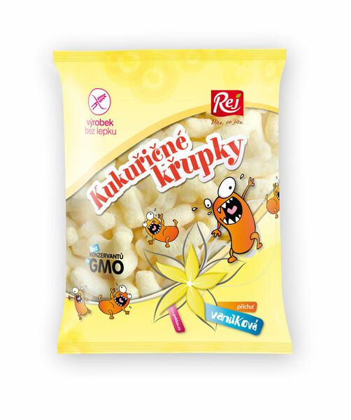 Rej  Kukuřičné křupky vanilkové 90g porovnat ceny