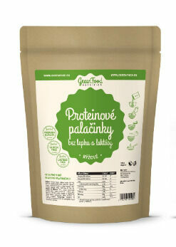 GreenFood Nutrition Proteinové palačinky bez lepku a laktózy rýžové 500g porovnat ceny