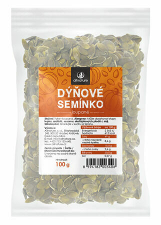 Allnature Dýňové semínko loupané 100g porovnat ceny