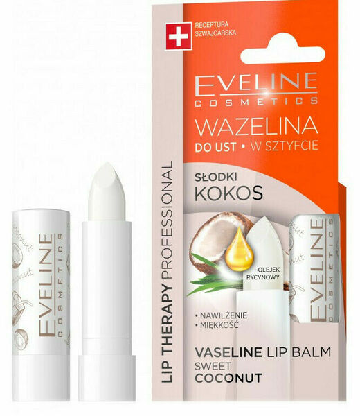 Eveline Cosmetics  Eveline Lip Therapy - balzám na rty - Kokos 3,8g porovnat ceny