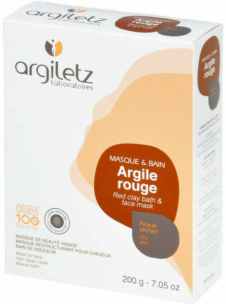Argiletz Jíl červený ultra ventilovaný maska & koupel 200g porovnat ceny