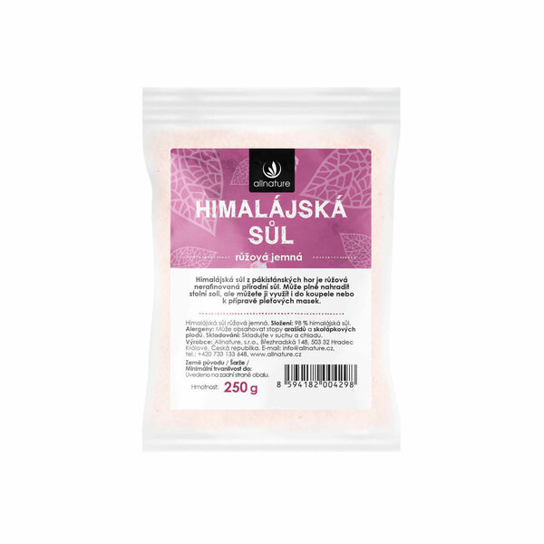 Allnature Himalájská sůl 250g porovnat ceny