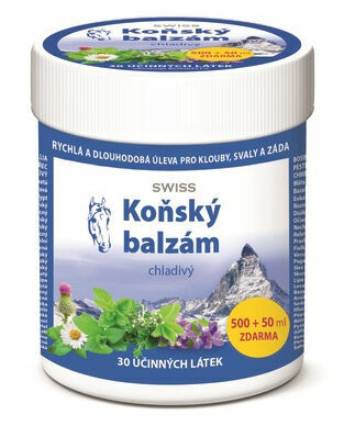 SWISS Koňský balzám chladivý 500+50ml porovnat ceny