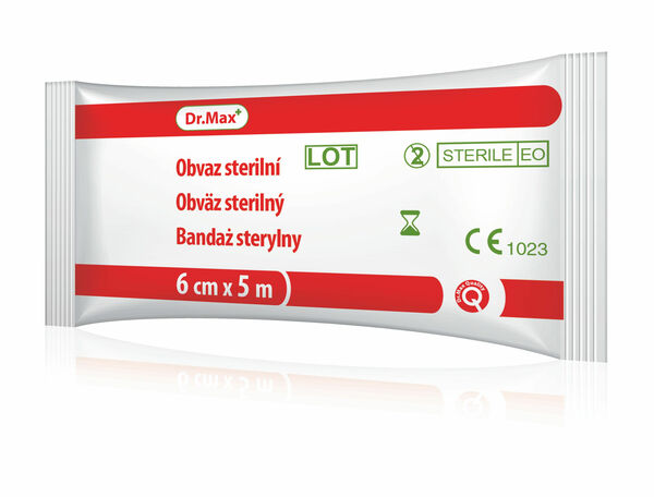 Dr.Max Obvaz hydrofilní sterilní 6 cm x 5 m 1 ks porovnání ceny