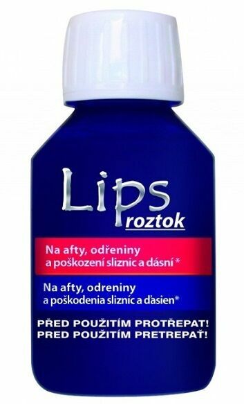Lips roztok na afty 100ml porovnat ceny