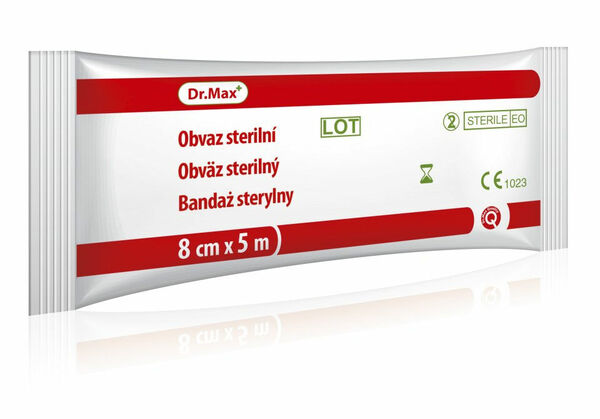 Dr.Max Obvaz hydrofilní sterilní 8 cm x 5 m 1 ks porovnat ceny