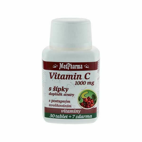 MedPharma Vitamín C 1000mg s šípky 37 tablet porovnat ceny
