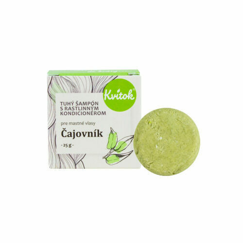Kvitok Tuhý šampon s kondicionérem pro mastné vlasy Čajovník 25g porovnat ceny
