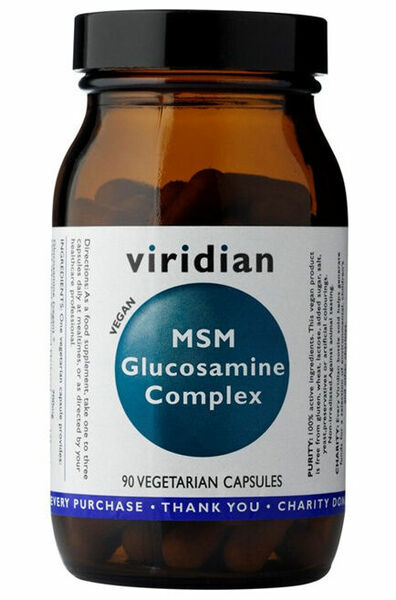 Viridian MSM Glucosamine Complex 90 kapslí porovnat ceny