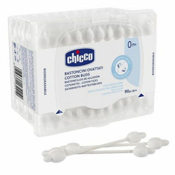 CHICCO Tyčinky vatové anatomické 90 ks porovnat ceny