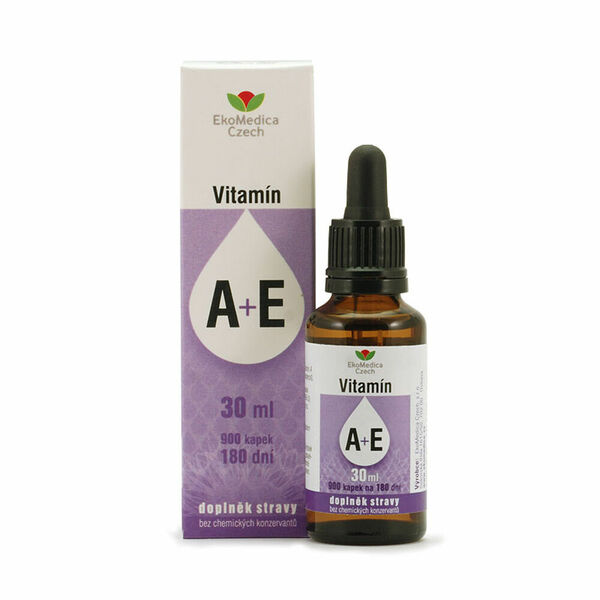EKOMEDICA Vitamín A + E kapky 30 ml porovnat ceny
