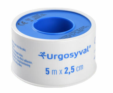 URGO SYVAL Fixační náplast 5mx2,5cm textil porovnat ceny