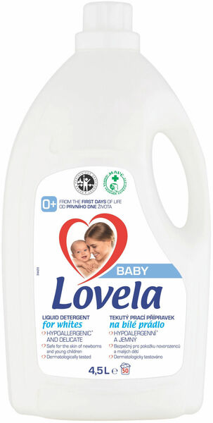 Lovela Baby tekutý prací přípravek na bílé prádlo 4,5l porovnat ceny