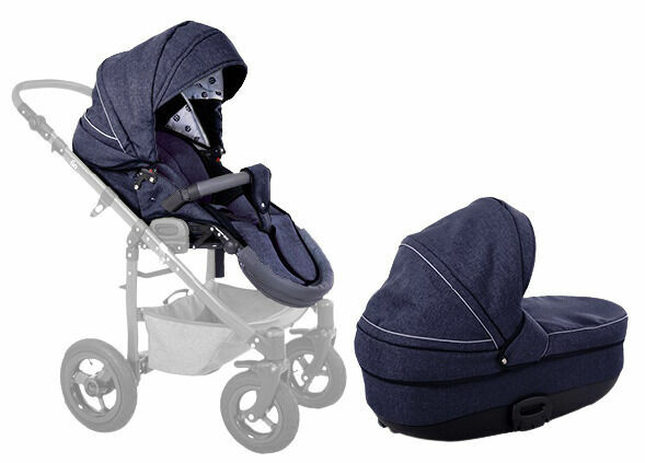 Set korba + sedačka ke kočárku Go/Terrain Navy Melange Petite&Mars porovnat ceny