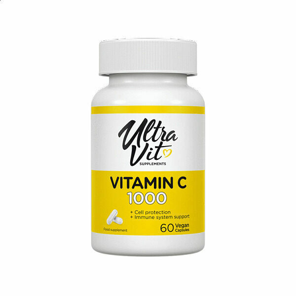 VPLab Vitamin C 1000 + sušený extrakt ze šípků, 60 veganských kapslí porovnat ceny
