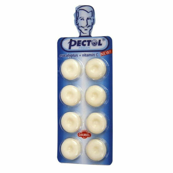 PECTOL Eucalyptový drops s vitaminem C v blistru porovnat ceny