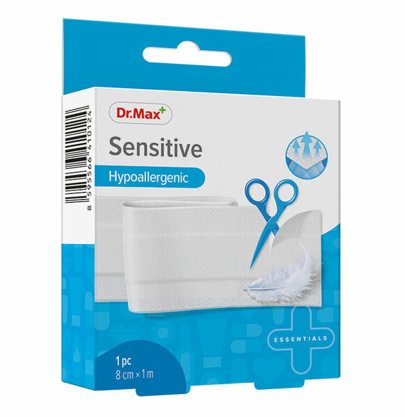 Dr.Max Sensitive Hypoallergenic 8cm x 1m náplast 1 ks porovnat ceny
