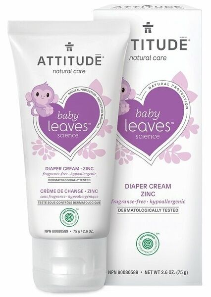 ATTITUDE Baby leaves Zinkový krém na opruzeniny bez vůně 75 ml porovnat ceny