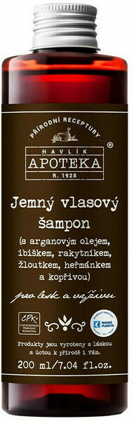 Havlíkova přírodní apotéka Jemný vlasový šampon pro suché vlasy 200ml porovnat ceny