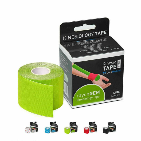 GemMedical  rayonGEM kinesiology tape 5cmx5m limeta porovnat ceny