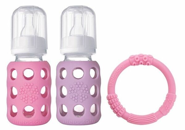 Lifefactory sada kojenecká láhev girl 2x120ml porovnat ceny