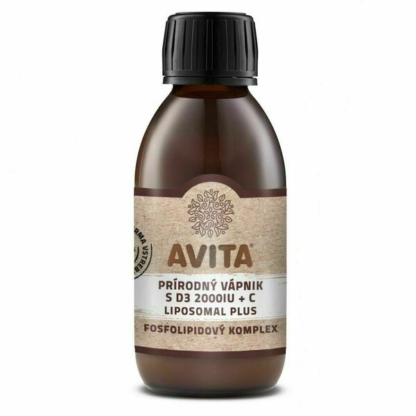 AVITA Přírodní vápník s D3+C liposomal plus 200 ml porovnat ceny