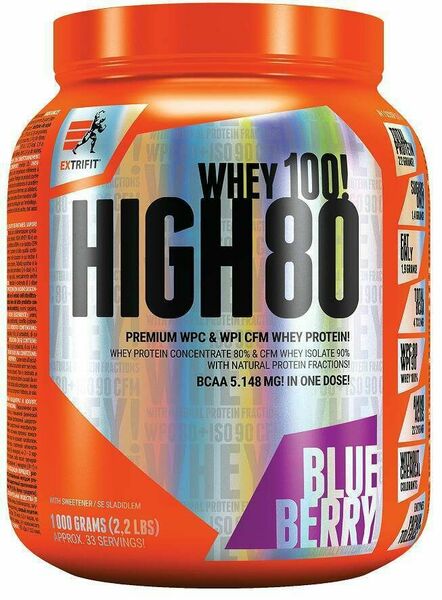 Extrifit High Whey 80 1000g borůvka porovnat ceny