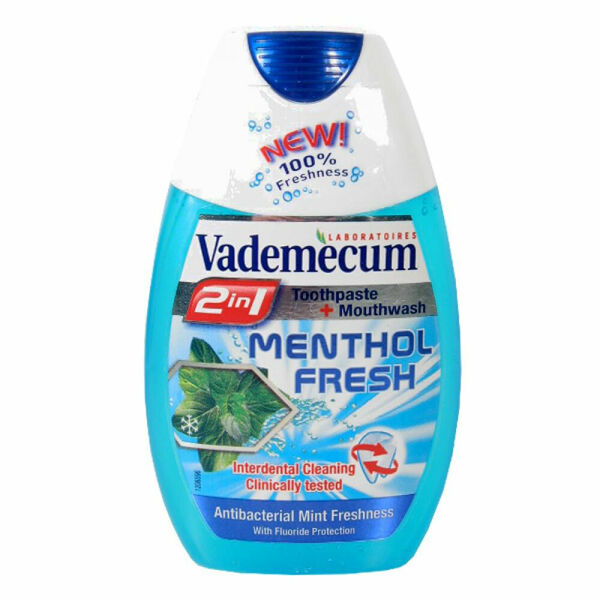 Vademecum 2v1 Menthol Fresh 75ml zubní pasta porovnat ceny