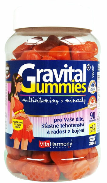 VitaHarmony Gravital Gummies 90+10 gummies ZDARMA porovnat ceny